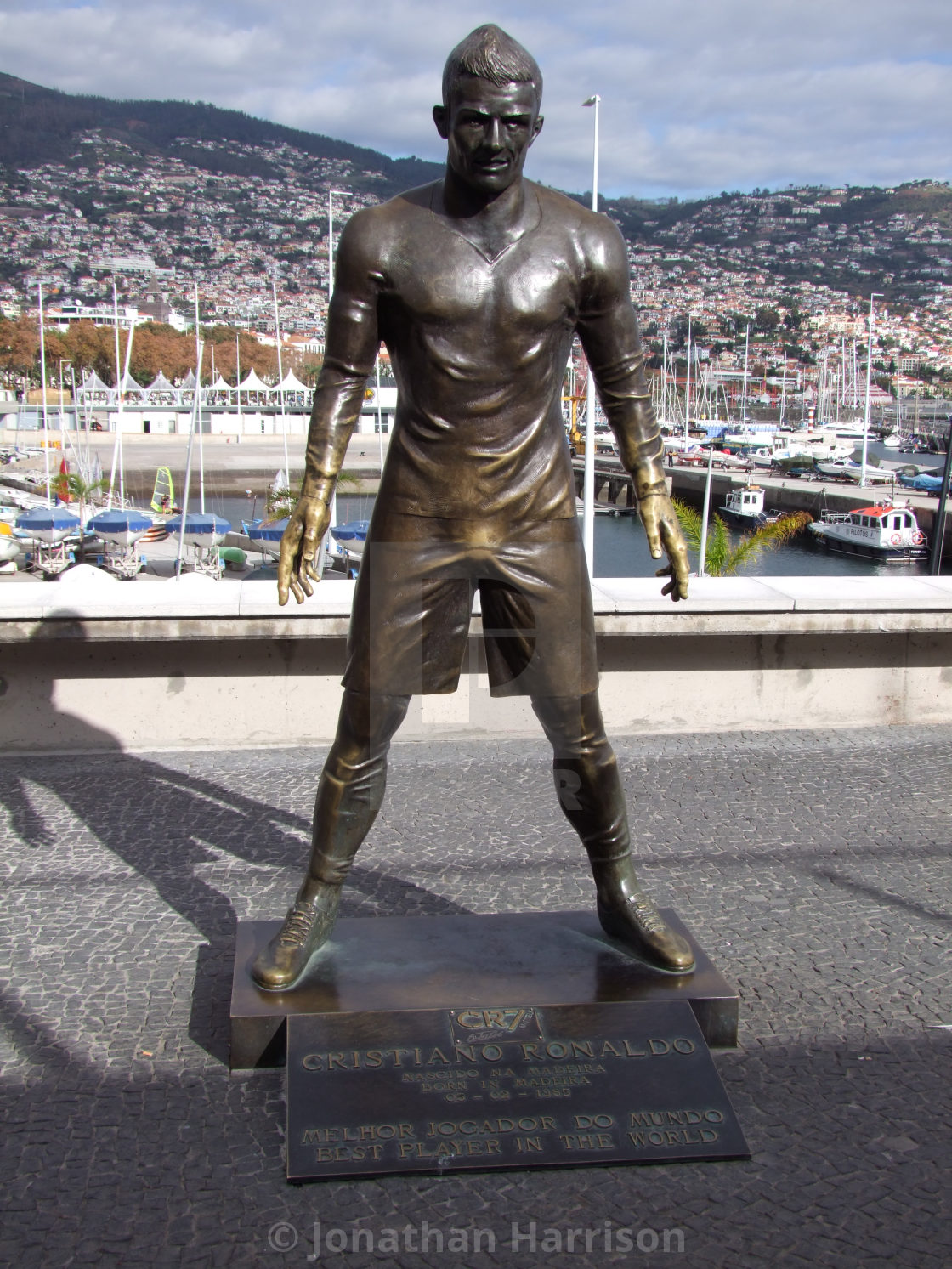 Statue of Cristiano Ronaldo, Funchal - License, download or print for £